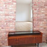 Restored Mid-Century Walnut Vanity Dressing Table by Marian Grabinski - 196
