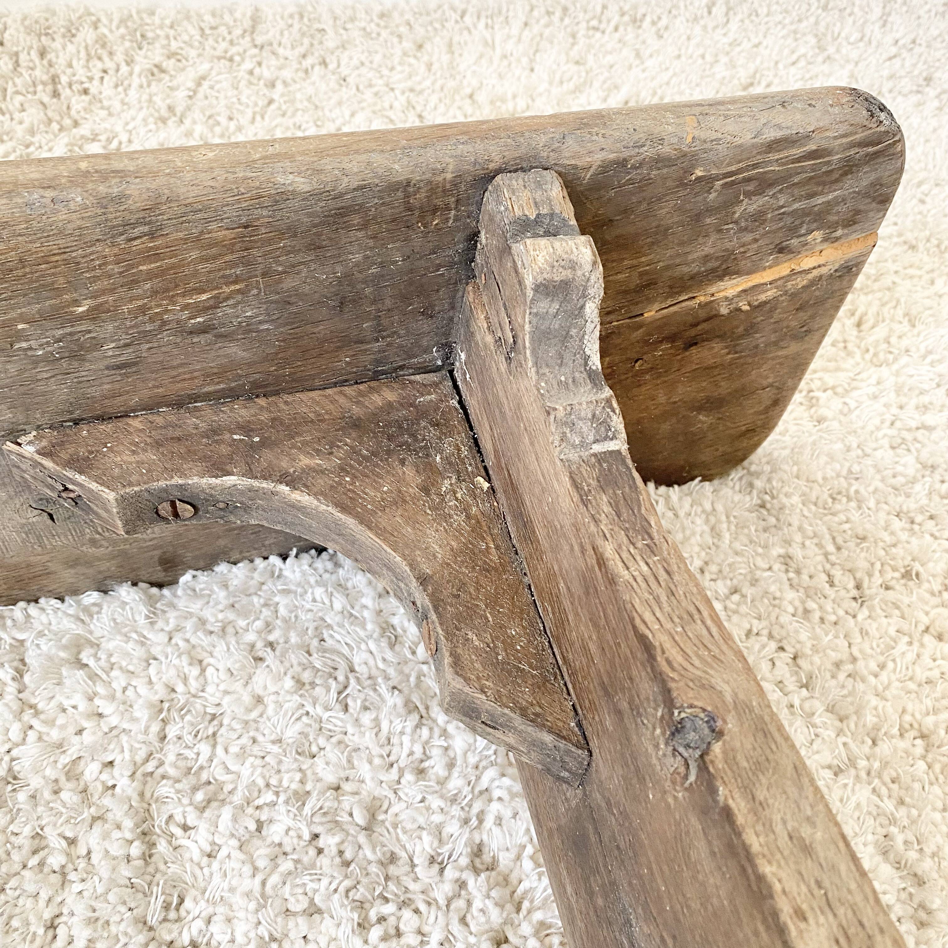 Brutalist farm bench