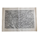 Plan of Paris in the eighteenth century in 20 plates after Turgot, 1900