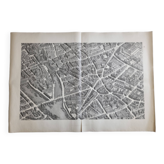 Plan de Paris au XVIIIème siècle en 20 planches d'après Turgot, 1900