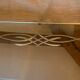 Engraved beveled mirror