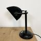 Vintage Black Bankers Desk Lamp, 1950s