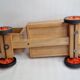 Vintage pulling truck, sleek design 70s-80s