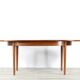 Table à manger extensible vintage en teck d'inspiration danoise