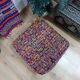 Pouf berbère fait main en laine 60 X 60 X 20 CM