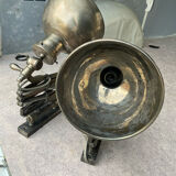 2 accordion scissors wall lights Cheoma in silver metal