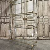 Plexiglass shelf by Pierre Vandel in Hollywood Regency style circa 1970.