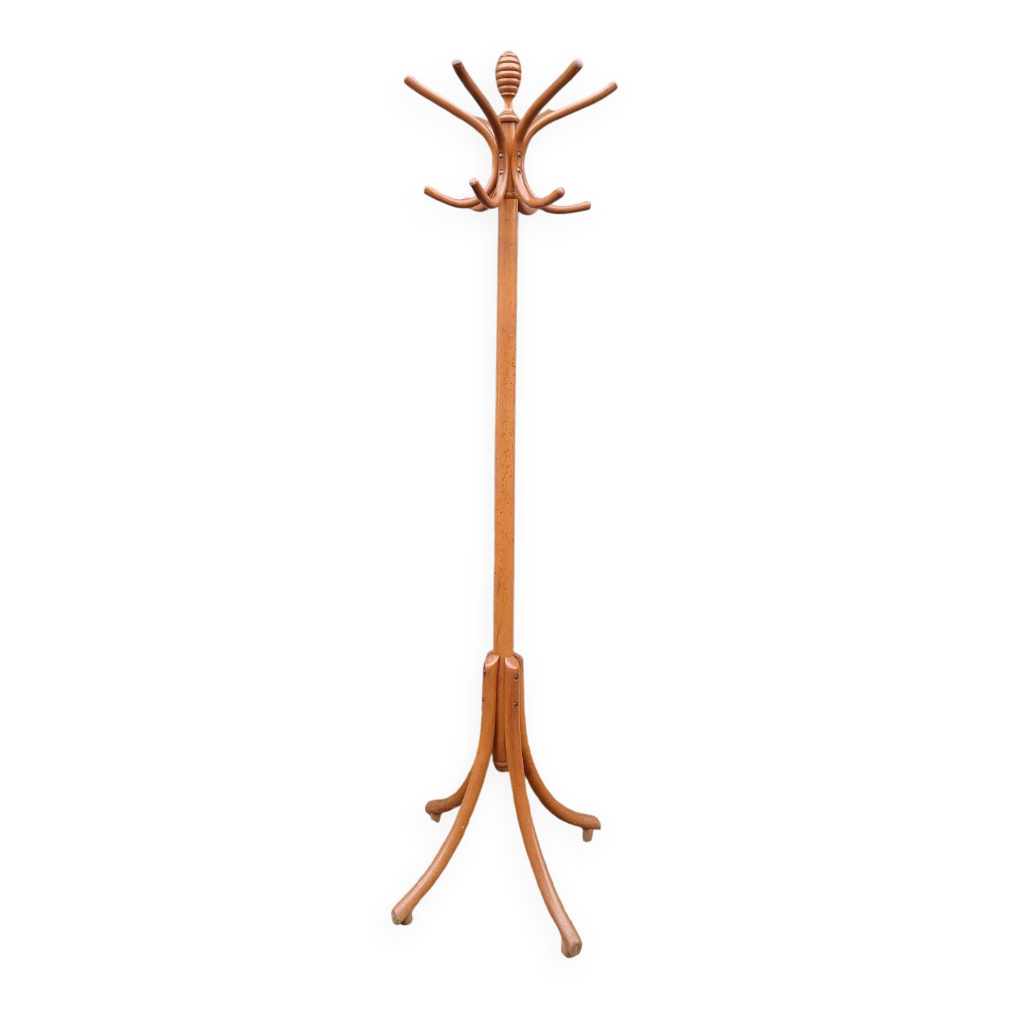 Antique parrot coat rack