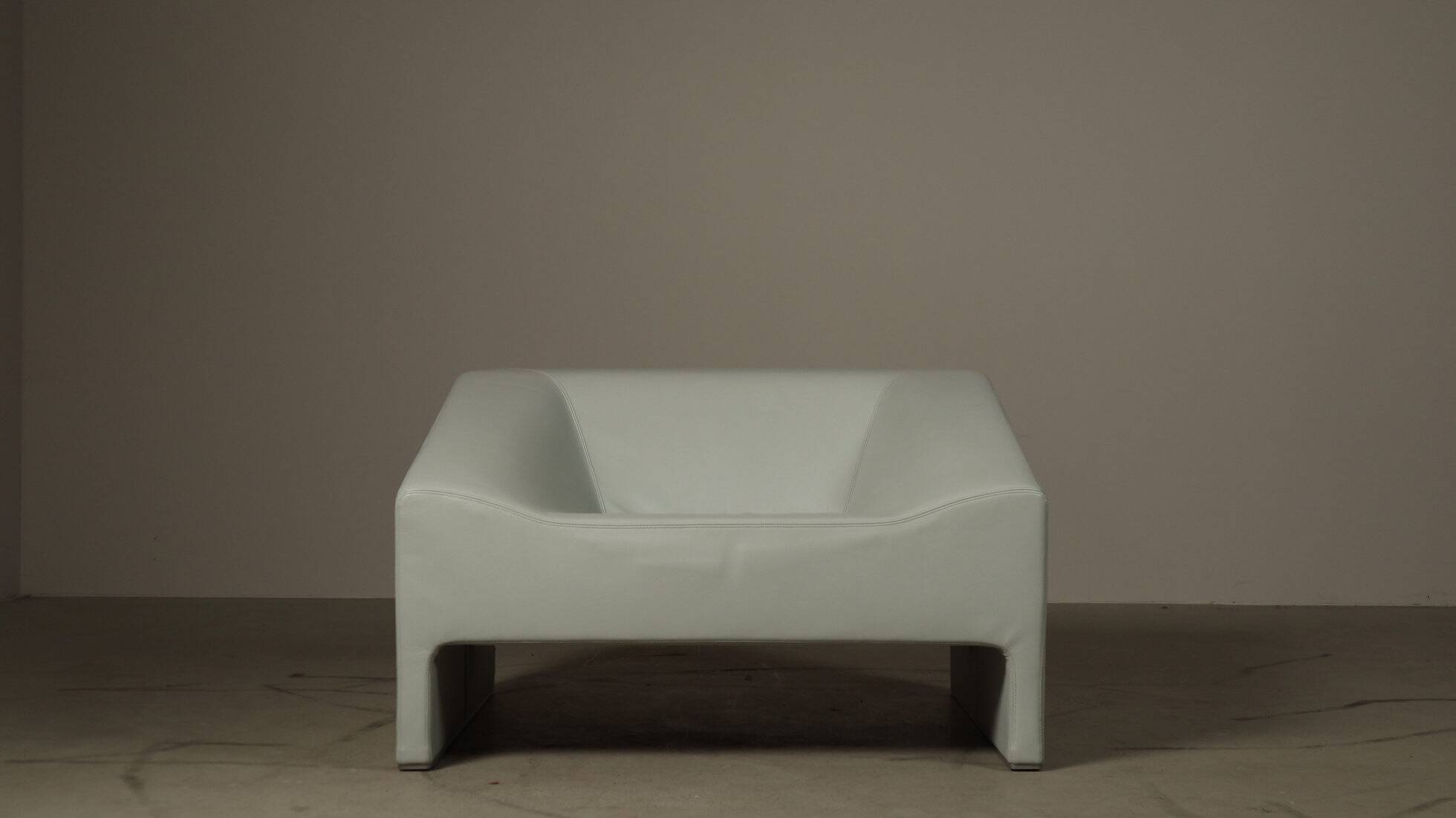 Pair of Malmö leather armchairs by Patricia Urquiola for Moroso, 2002