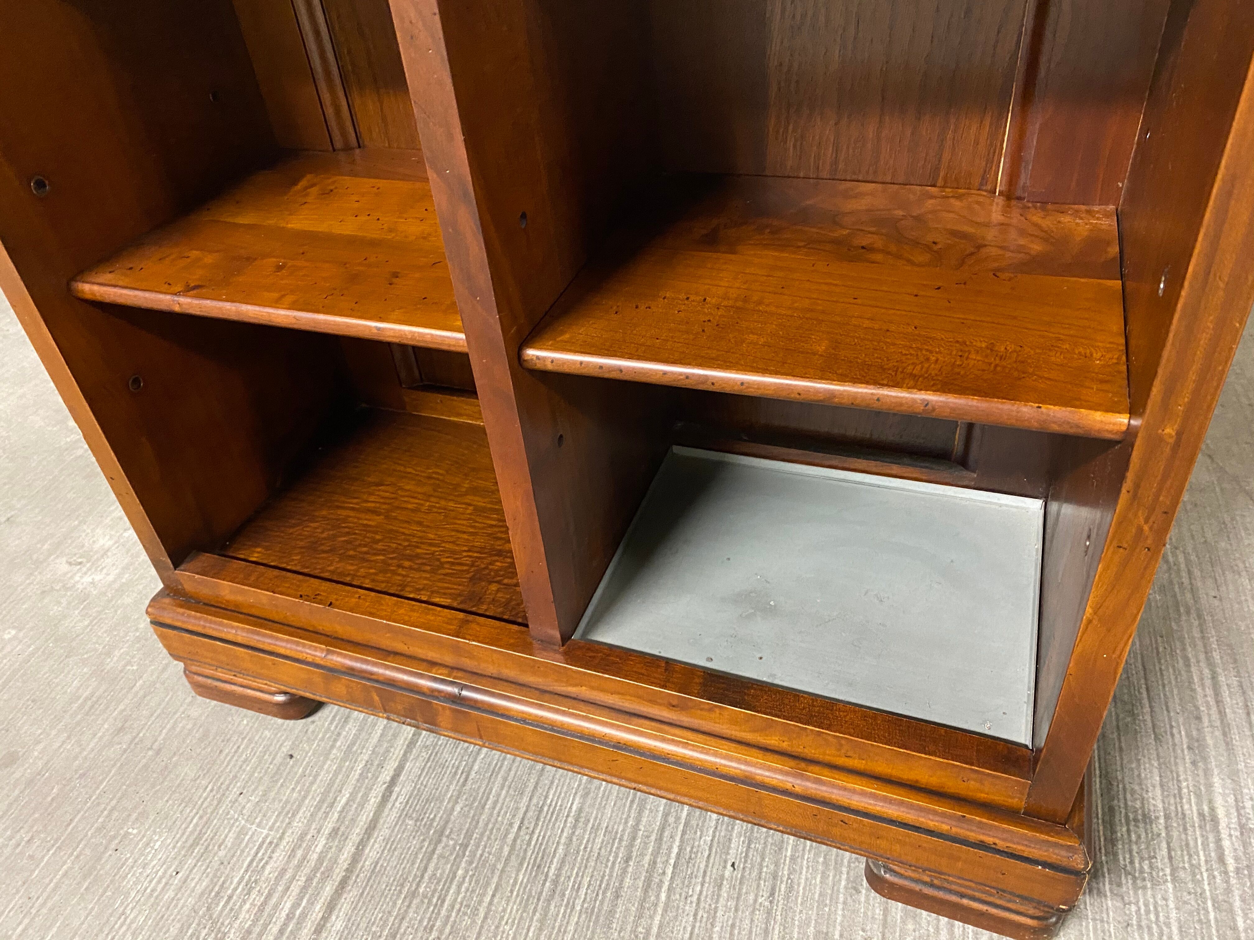 vintage 1970s walnut entrance locker room