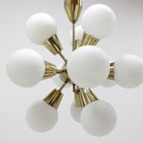 Chandelier Sputnik by Kamenický Šenov 1970 s