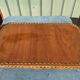Large wood and wicker tray