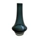 Petrolium blue vase, numbered with diamond pen, from Finnish Rimini Lassi