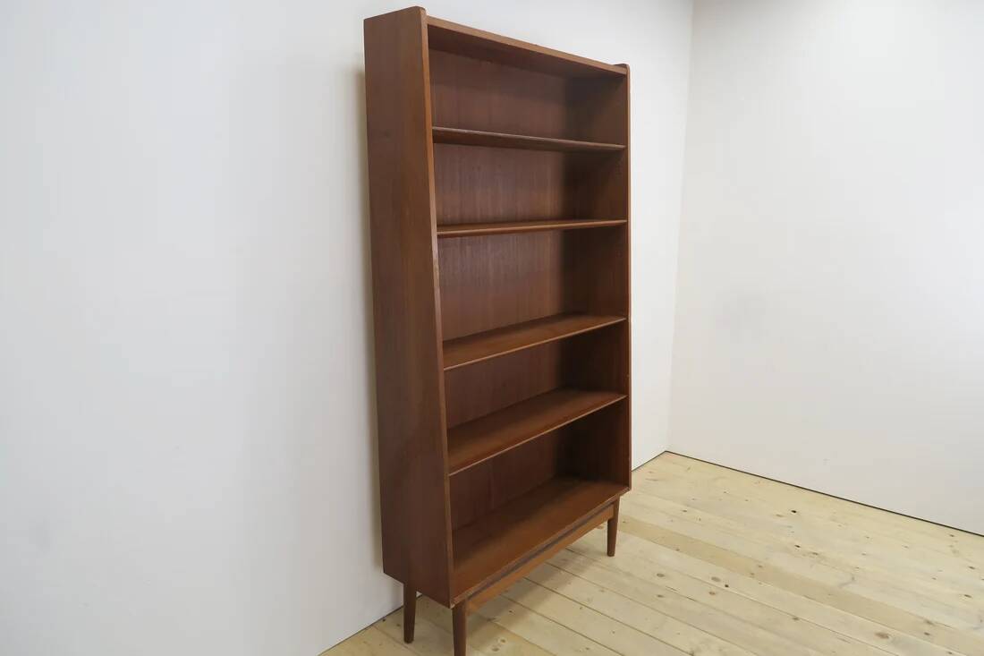 Teak Mid-Century Bookcase – Johannes Sorth (Denmark, 1960s)
