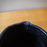 Yves Mohy, pyrite stoneware pitcher, La Borne, France, 1950s