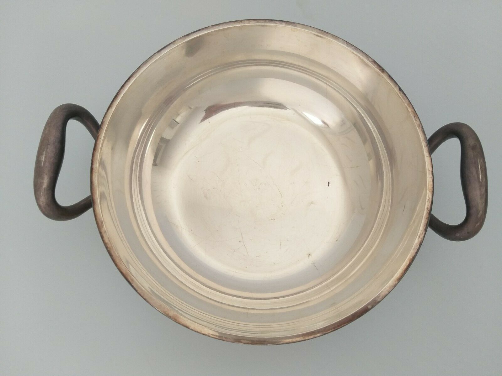 Silver metal soupiere 1900 art Krupp Berndorf 140 cl