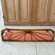 1960s rattan shelf with terracotta top