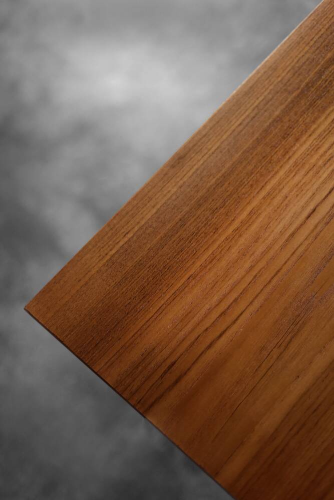 Classic vintage Scandinavian modern teak wood desk with drawers, 1960s