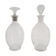 Suite of two vintage carafes