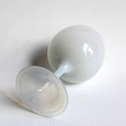 Opaline chalice from the 1950s - Manufacture de Boussu - Belgium