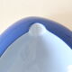 Empty pocket or blue ceramic ashtray, vintage