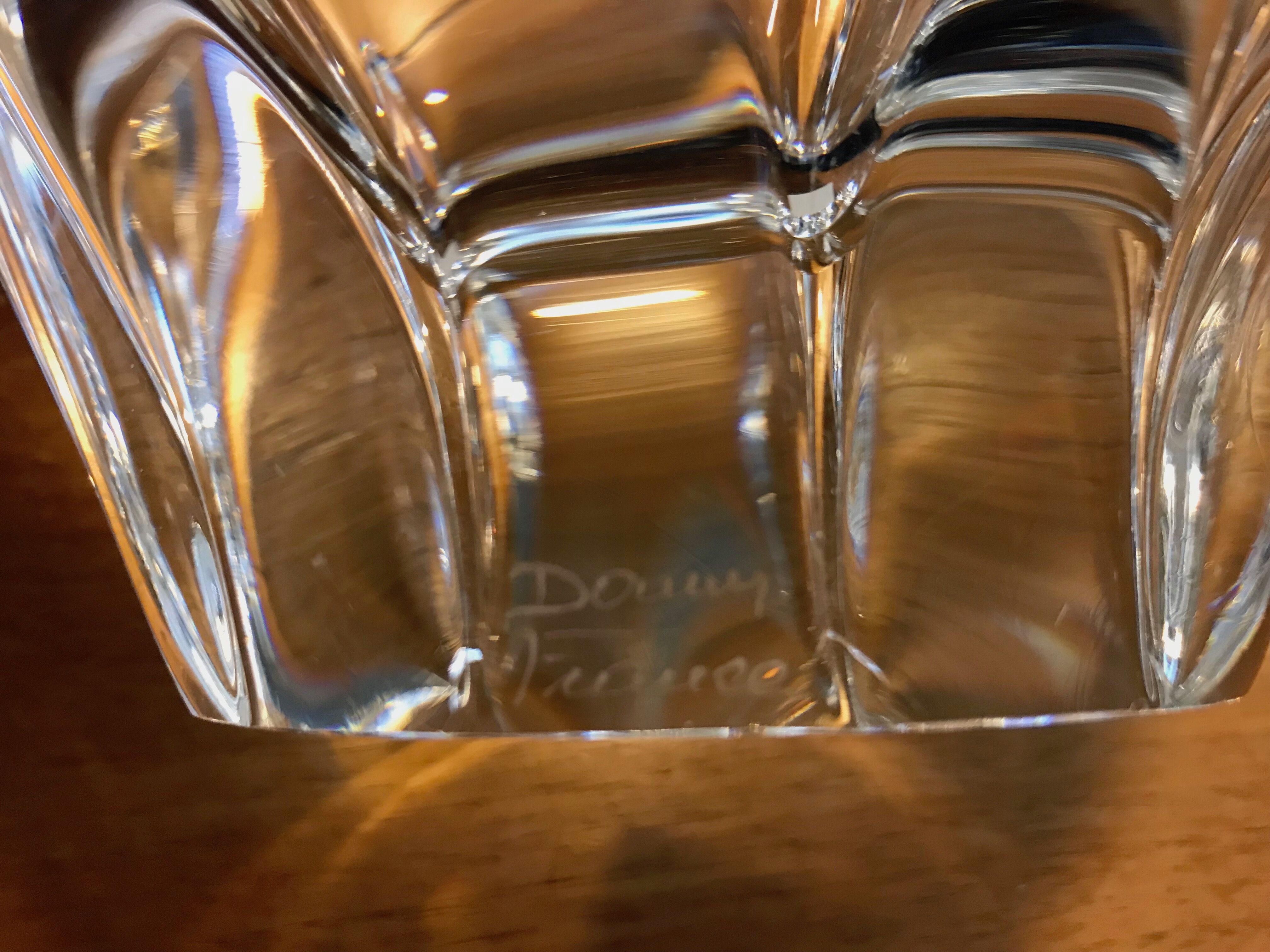 Cut crystal daum 50 years