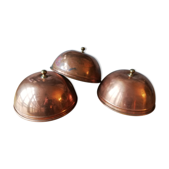 Antique service bells, copper metal restaurant