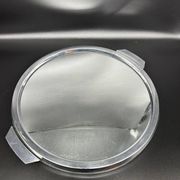 chrome Art Deco mirror tray