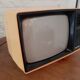 Télévision vintage minivox jaune