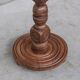Geometric style oak french mid-century floor light