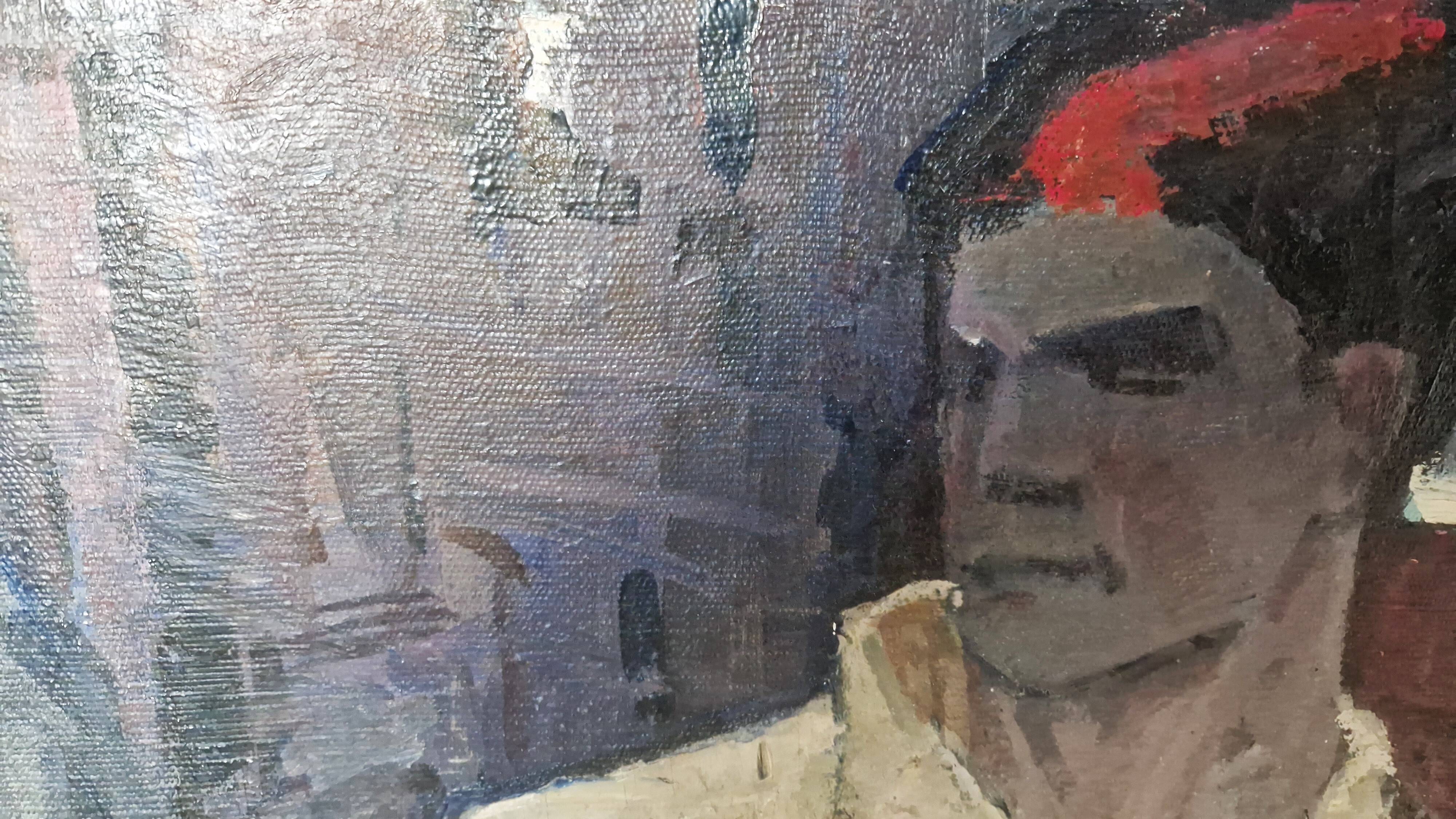 Important tableau ecole russe xx