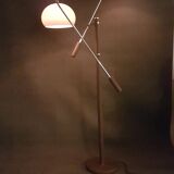 Space Age Counterbalance or Counterweight Floor Lamp with 2 Mushroom Shades from Dijkstra Lampen, 19