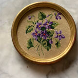 Embroidery wall medallion