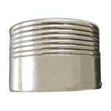Rond de serviette métal argente