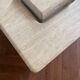 Vintage 1980s Italian travertine coffee table from Florence.