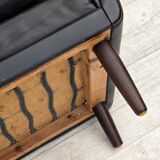 1960s, Danish highback armchair by Aage Christensen, furniture leather.