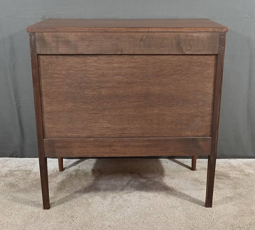 Small mahogany veneer chest of drawers, Art Deco – 1940