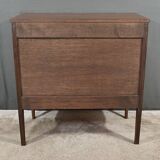 Small mahogany veneer chest of drawers, Art Deco – 1940