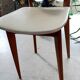 Vintage 1950s 60s dining room chair with tapered legs