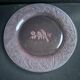 Plat de service – cristal rose moulé - suede
