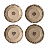 4 assiettes ou anciennes