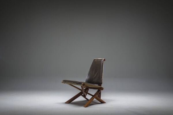 Chaise S46 Dromadaire par Pierre Chapo pour Seltz Ebenisterie, 1970