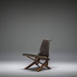 French S46 Dromadaire Chair by Pierre Chapo for Ebenisterie Seltz, 1970s