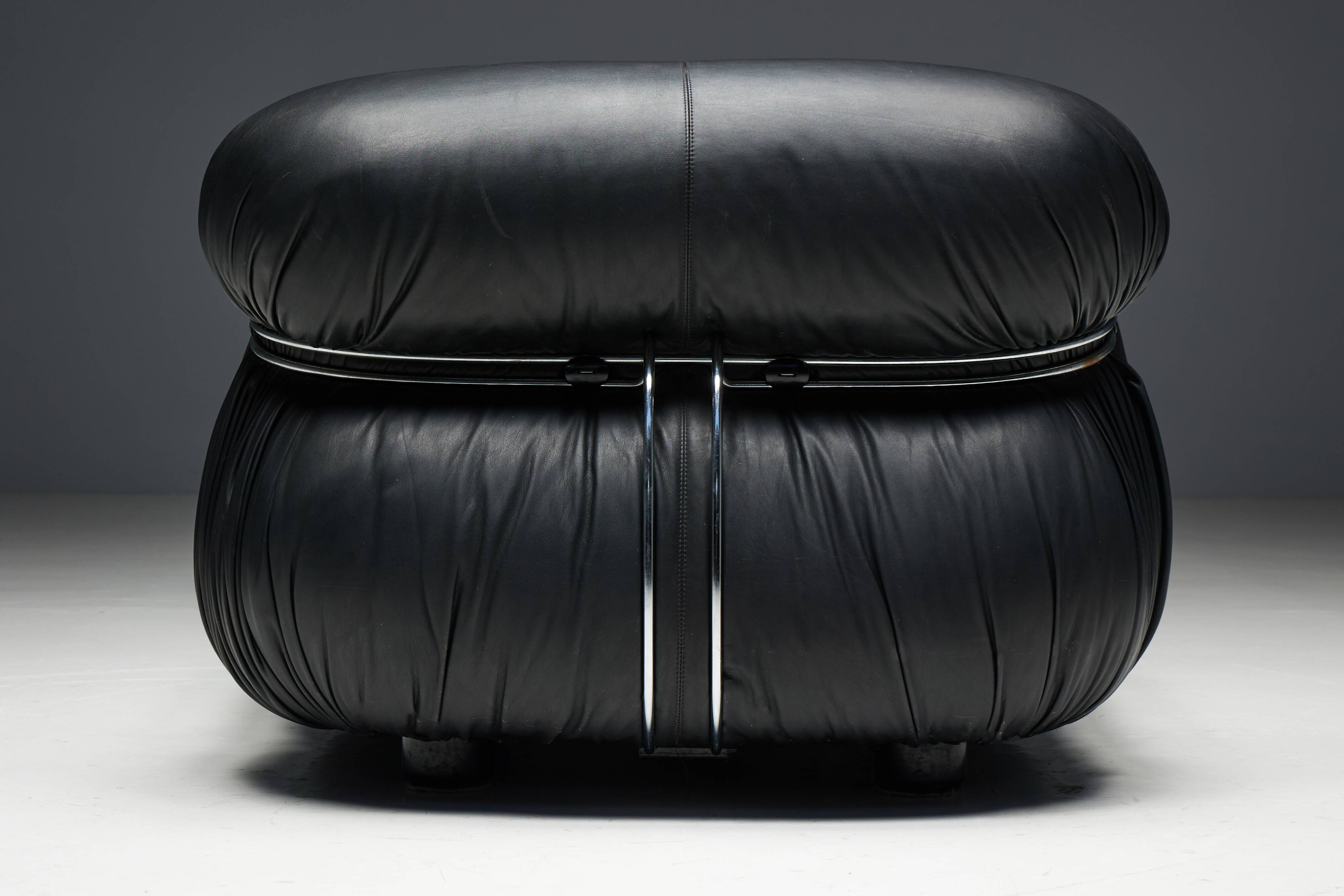 Soriana Lounge Chairs by Afra & Tobia Scarpa for Cassina, Italy, 1970s