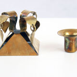 Pair of Scandinavian candle holders