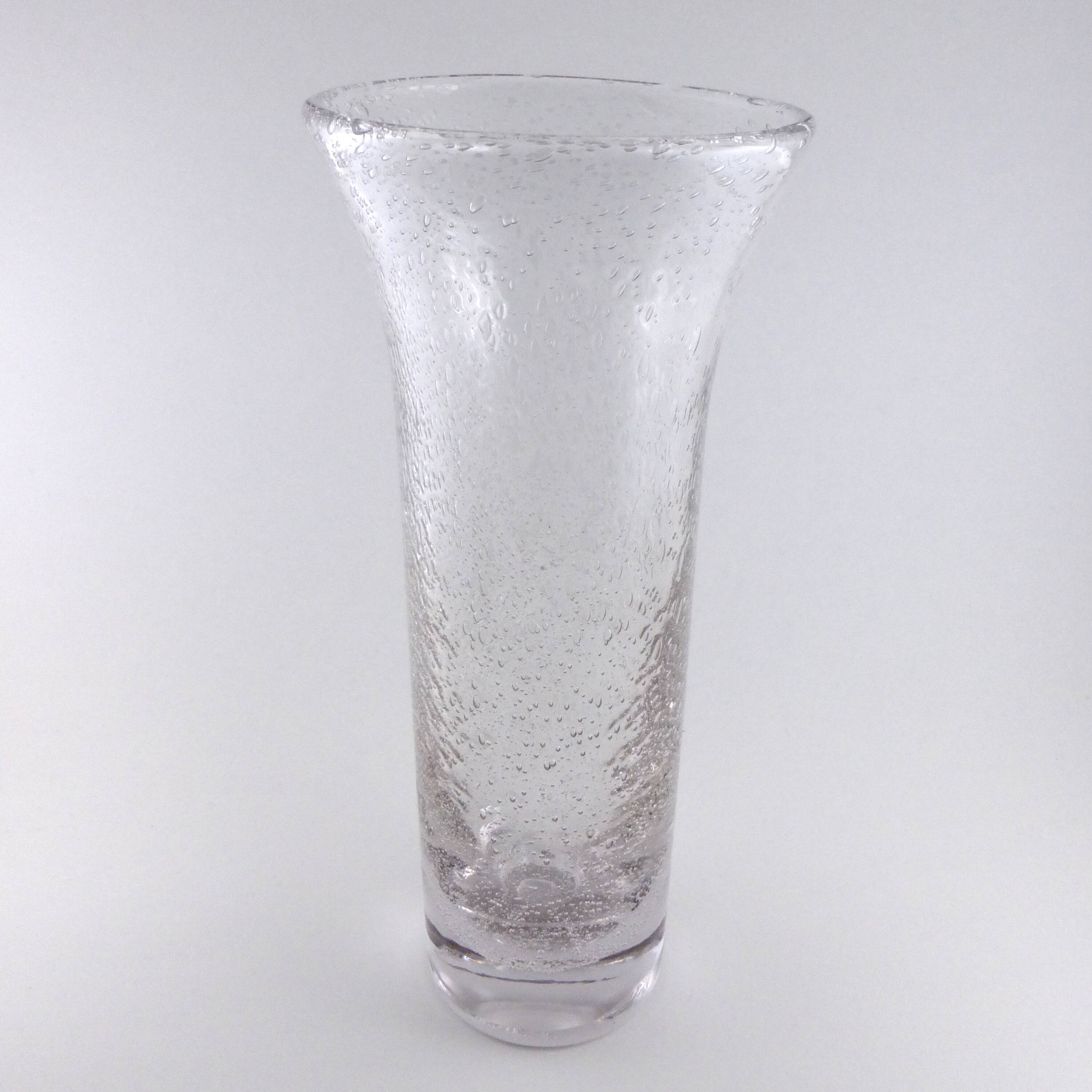 Bubble glass vase - around 1960