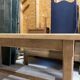 Solid oak farmhouse table