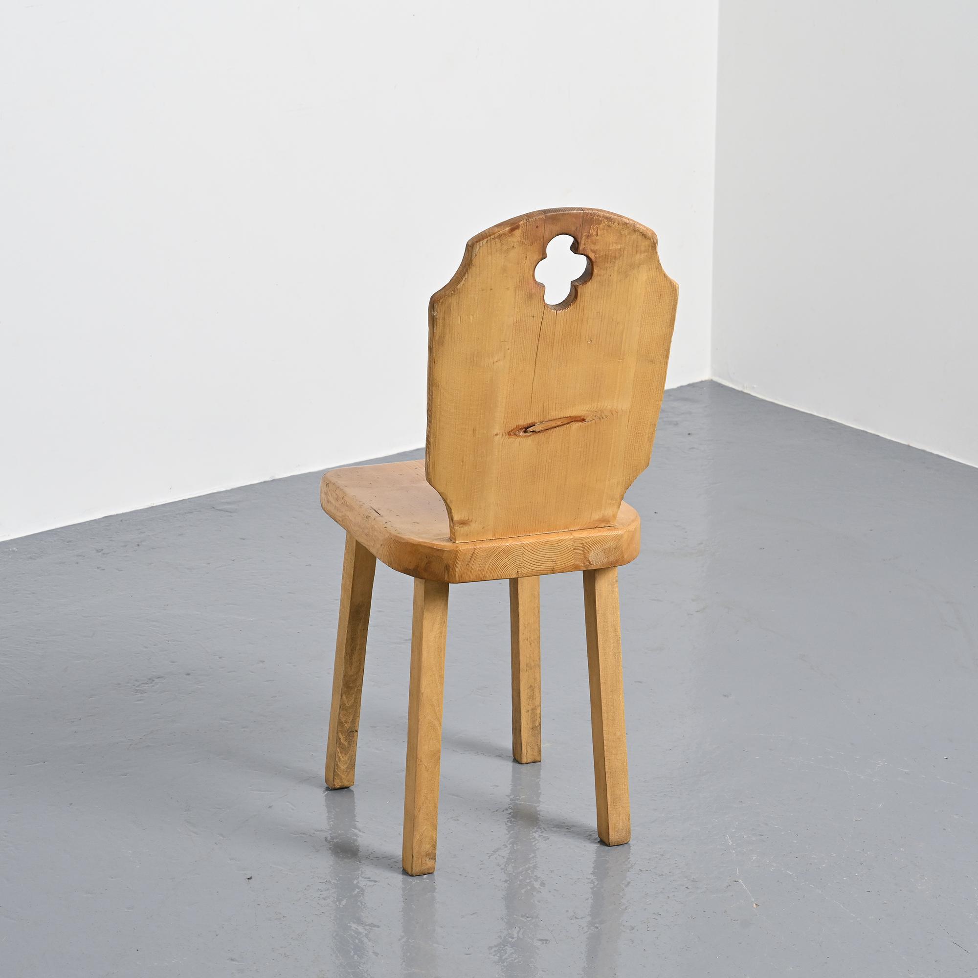 Chaise par René Martin, vers 1960