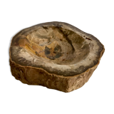 Petrified wooden ashtray
