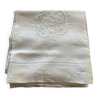 Old embroidered sheet
